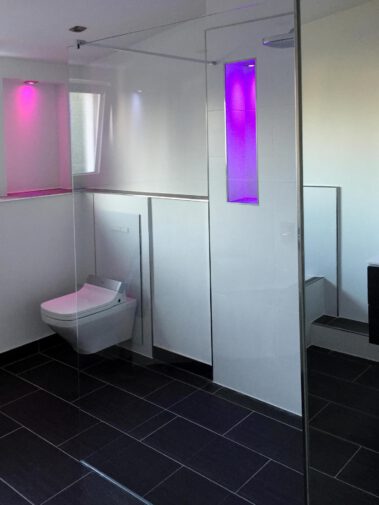 Dusche-Glastrennwand