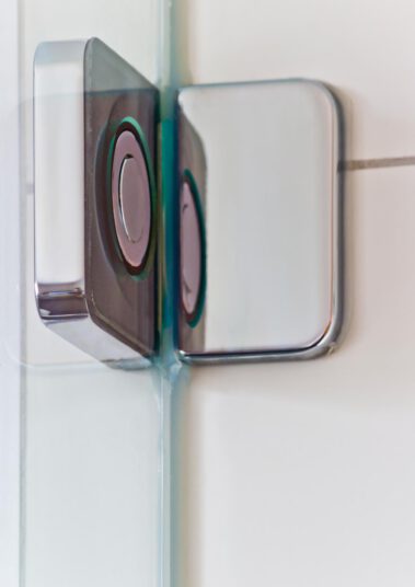 Halterung-Glastrennwand